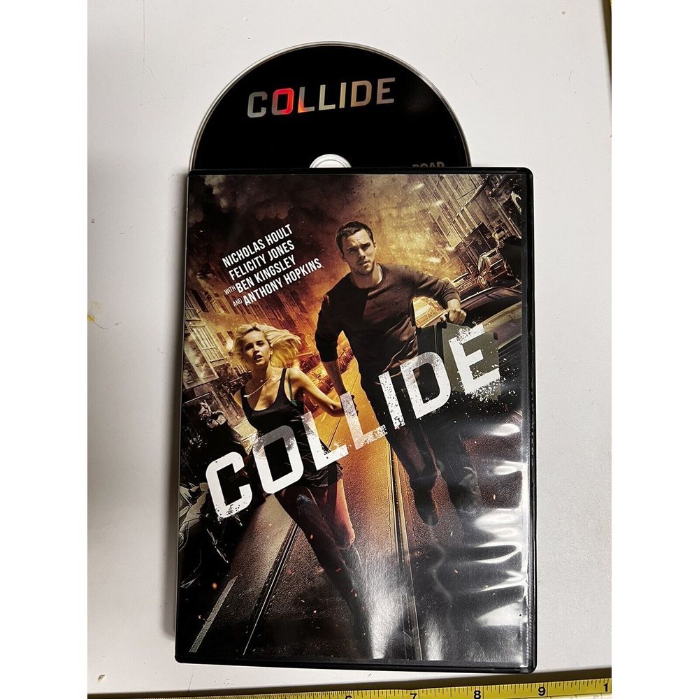 Collide DVD Nicholas Hoult Felicity‎ Jones Anthony Hopkins Action Thriller